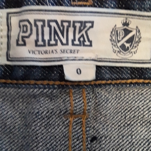 VS Pink Distressed Denim Shorts - Picture 6 of 6